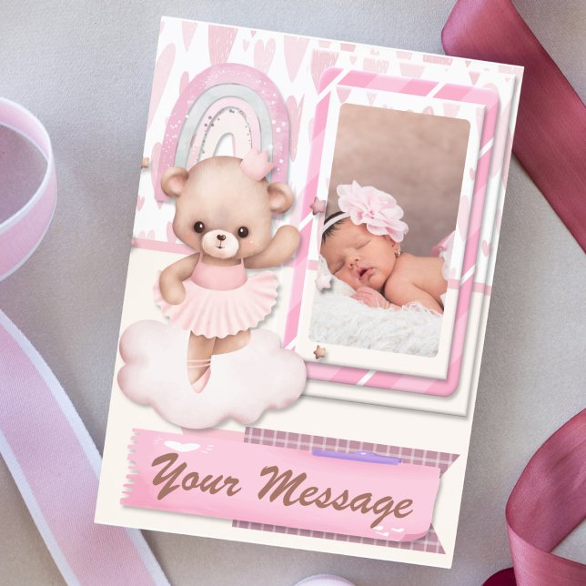 Personalised Meet Our New Baby Announcement  (Creator Uploaded)