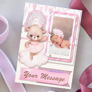 Personalised Meet Our New Baby Announcement