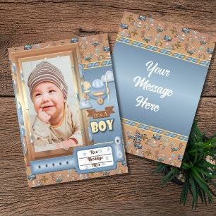 Personalised Meet Our New Baby Announcement