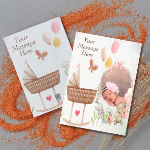 Personalised Meet Our New Baby Announcement