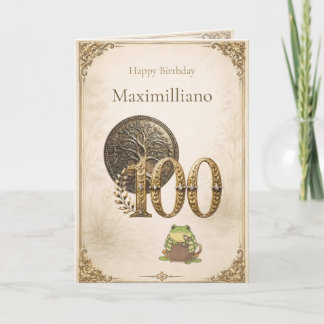 Personalised Meet Zochi 100th Birthday Card