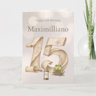 Personalised Meet Zochi 15th Birthday Card