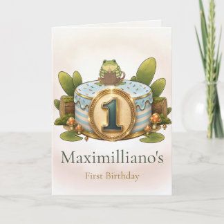 Personalised Meet Zochi 1st Birthday Card