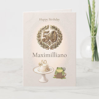 Personalised Meet Zochi 50th Birthday Card
