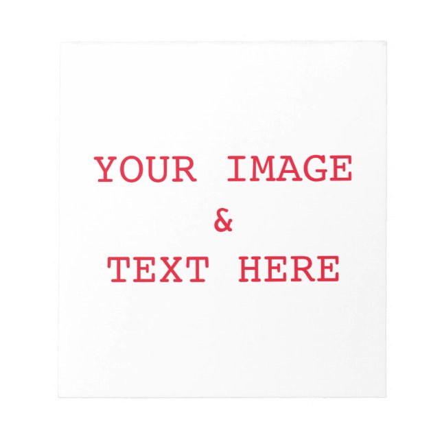 Personalised Memo Pad (Front)