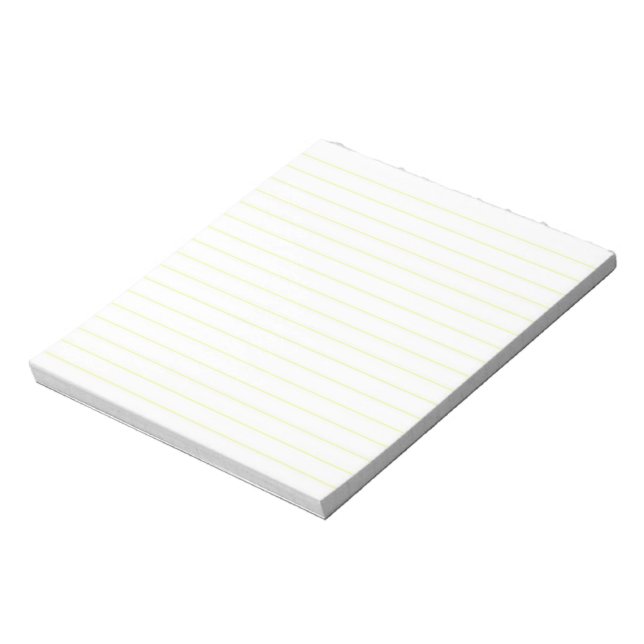 Personalised Memo Pad with Business Lines (Rotated)
