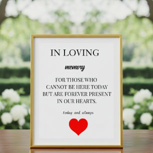 Personalised Memorial Keepsakes – Honour Loved One Poster