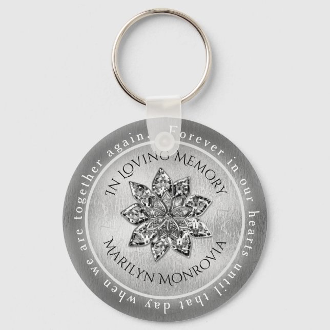 Personalised Memorial Key Ring (Front)