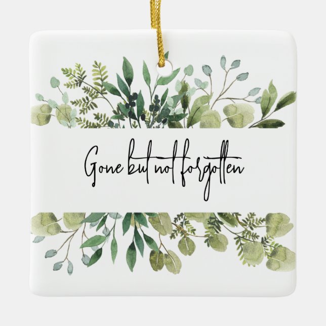 Personalised Memorial Ornament (Front)
