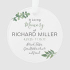 Personalised Memorial Ornament (Non-Photo)