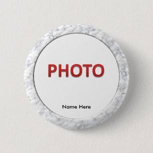 Personalised Memorial Photo 6 Cm Round Badge