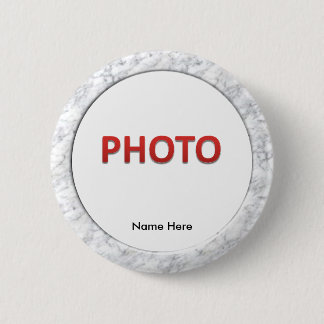 Personalised Memorial Photo 6 Cm Round Badge