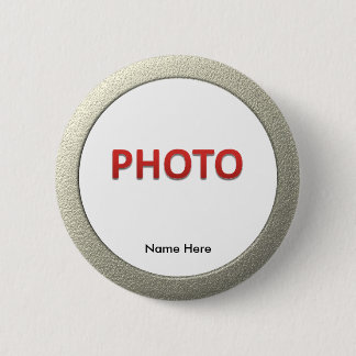Personalised Memorial Photo 6 Cm Round Badge