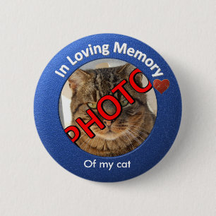 Personalised Memorial Photo 6 Cm Round Badge
