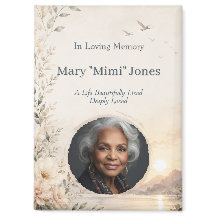 Personalised Memorial Photo Magnet