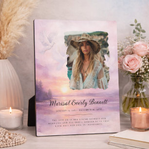 Personalised Memorial Photo Plaque