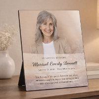 Personalised Memorial Photo Plaque