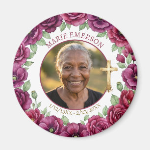 Personalised Memorial Remembering Photo Magnet
