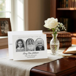 Personalised Memorial Thank You Card