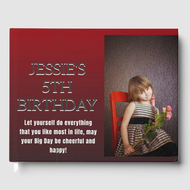 Personalised Memory Book for Special Celebrations (Front)