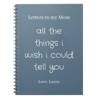 Personalised Memory Journal Letters to my Mum