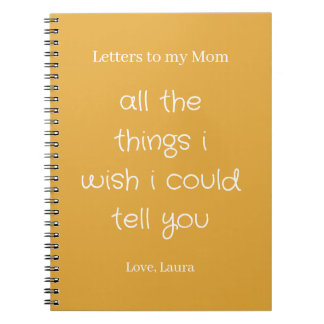 Personalised Memory Journal Letters to my Mum