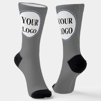 Personalised Men Gifts Black and White LOGO Socks