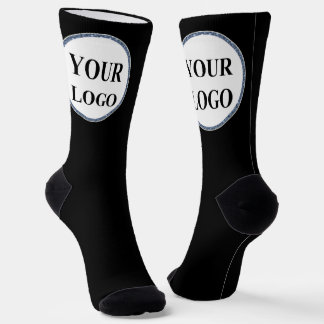 Personalised Men Gifts Black and White LOGO Socks