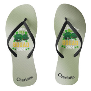 Personalised Men & Women Cruise Squad Thongs