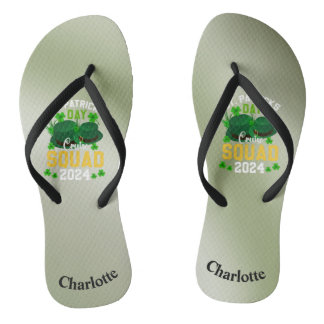 Personalised Men & Women Cruise Squad Thongs