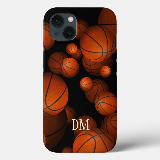 personalised men's basketball Case-Mate iPhone case (Back)