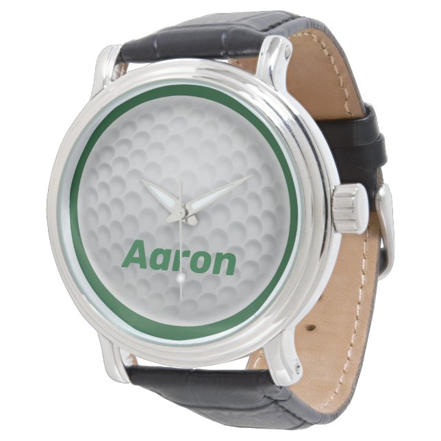 Personalised Mens Golf Golfing Watch Gift (Angled)