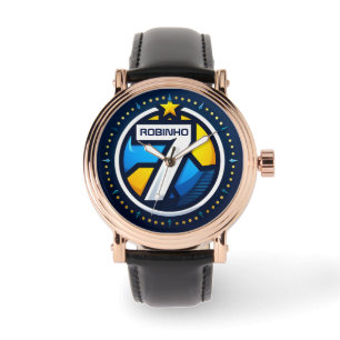 Personalised Mens soccer watch, Number 7 Watch