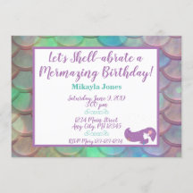 Personalised Mermaid Birthday