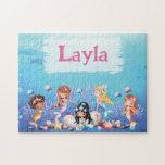 Personalised Mermaid Child Name Puzzle<br><div class="desc">Our personalised kid puzzles make great gifts for any occasion - Baptisms,  Baby Announcements,  Christmas,  Birthdays,  White Elephant Parties,  Weddings,  & More! If you’ve been looking for a unique gift look no further - great for your favourite family member,  coworker,  or friend!</div>