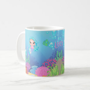 Personalised Mermaid Coffee Mug