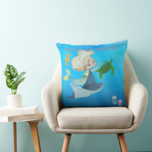 Personalised Mermaid Cushion