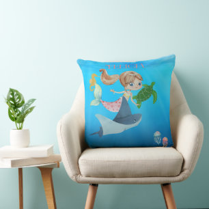 Personalised Mermaid Cushion