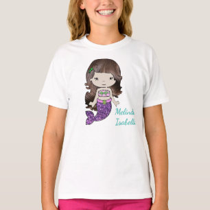Personalised Mermaid Girls Shirt