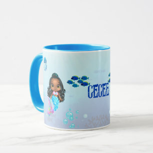 Personalised Mermaid  Mug