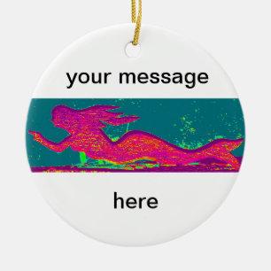 personalised mermaid ornament