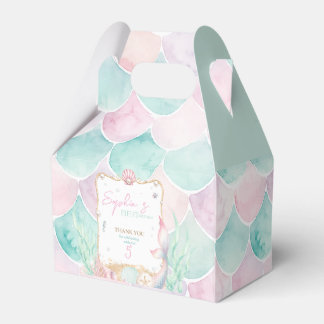 Personalised Mermaid Party Favour Box | Under the