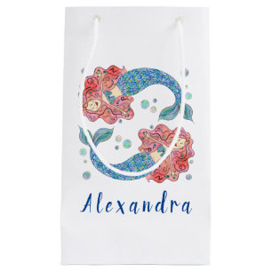Personalised Mermaid Small Gift Bag