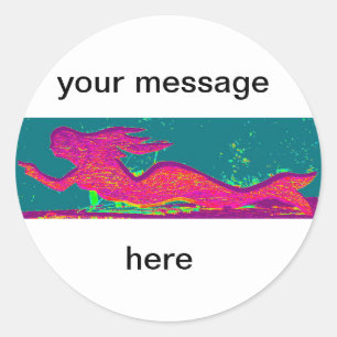 personalised mermaid sticker