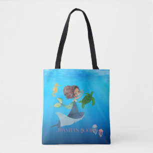 Personalised Mermaid Tote Bag