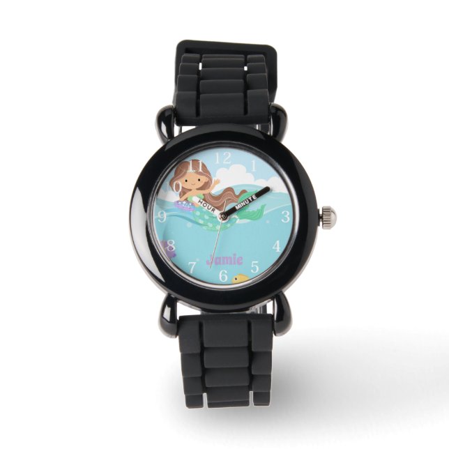 Personalised Mermaid  Watch (Front)