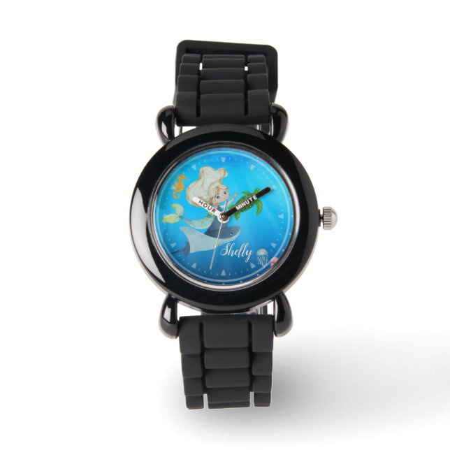 Personalised Mermaid  Watch (Front)