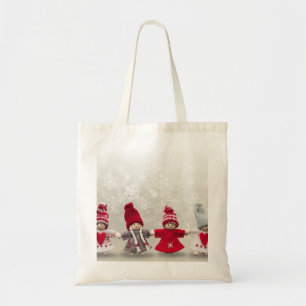 Personalised Merry Christmas Angel Tote Bag