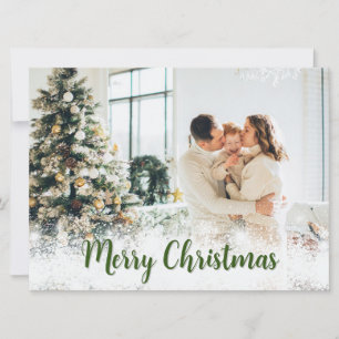 Personalised Merry Christmas Card with Photo