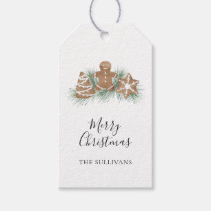 Personalised Merry Christmas Cookies Gift Tags